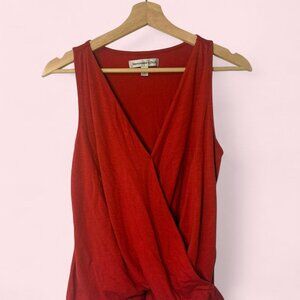 Red Abercrombie & Fitch wrap top